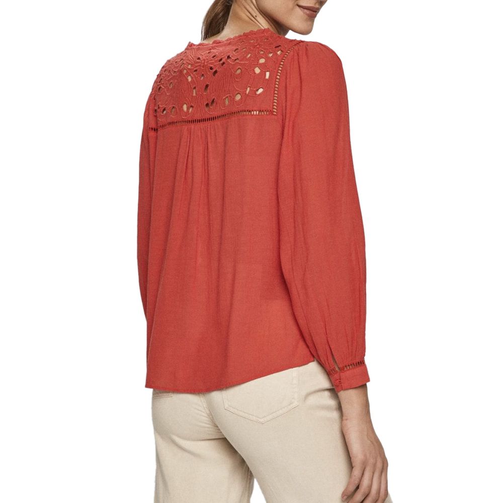 Red Viscose Blouse hover
