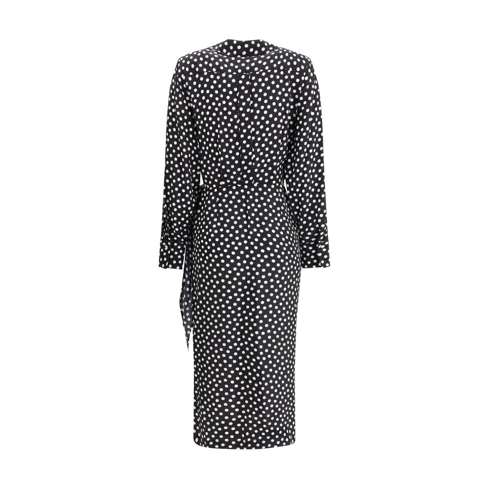 Black Silk Cocktail Dress hover