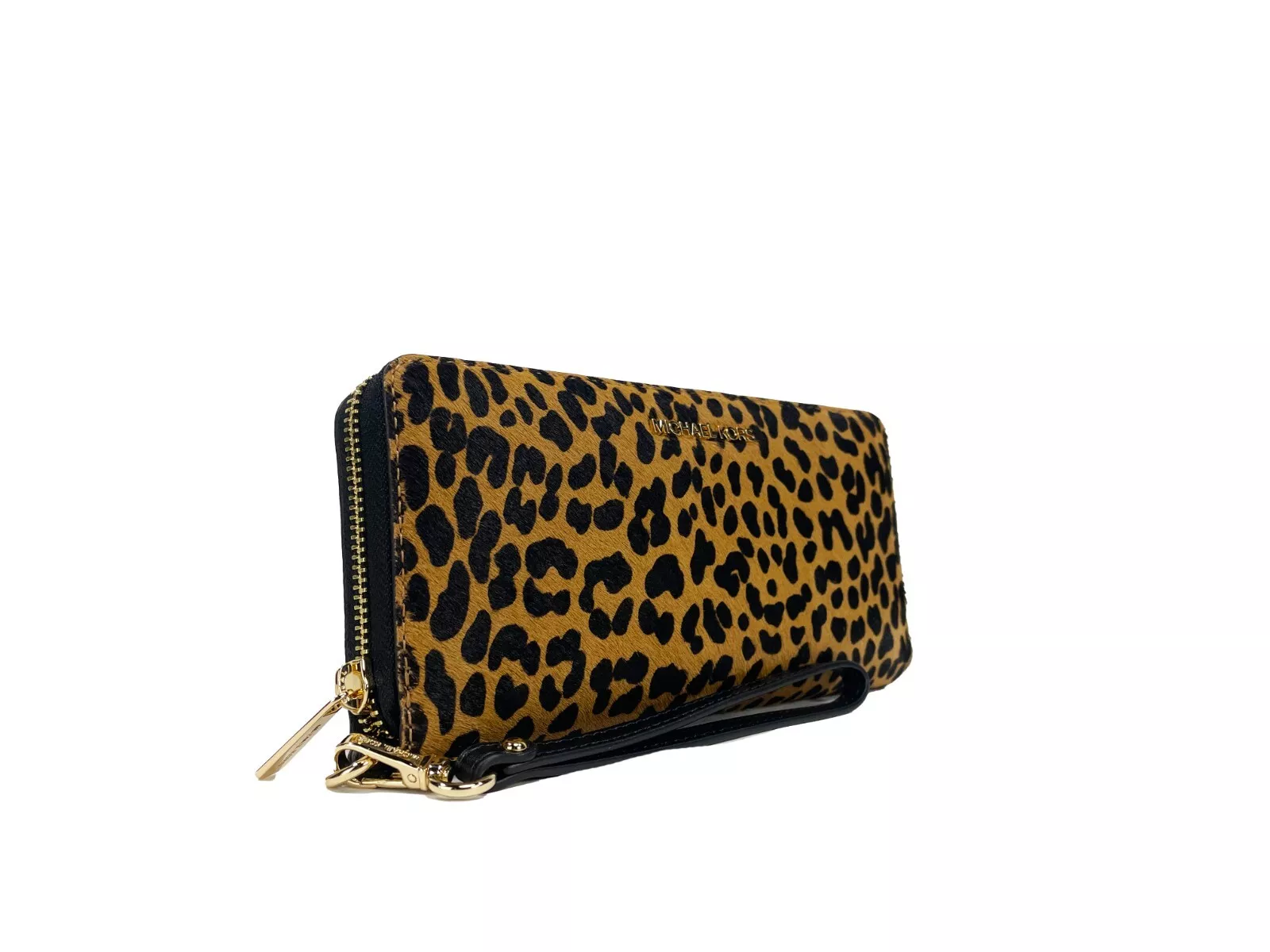 Jet Set Animal Print Continental Wristlet Wallet hover