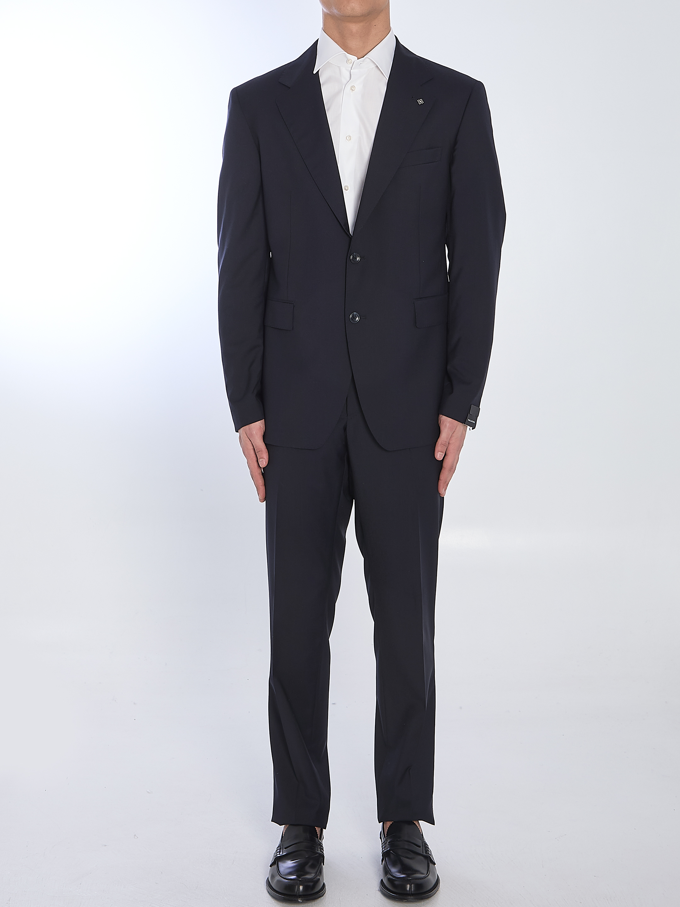 Virgin wool two-piece suit