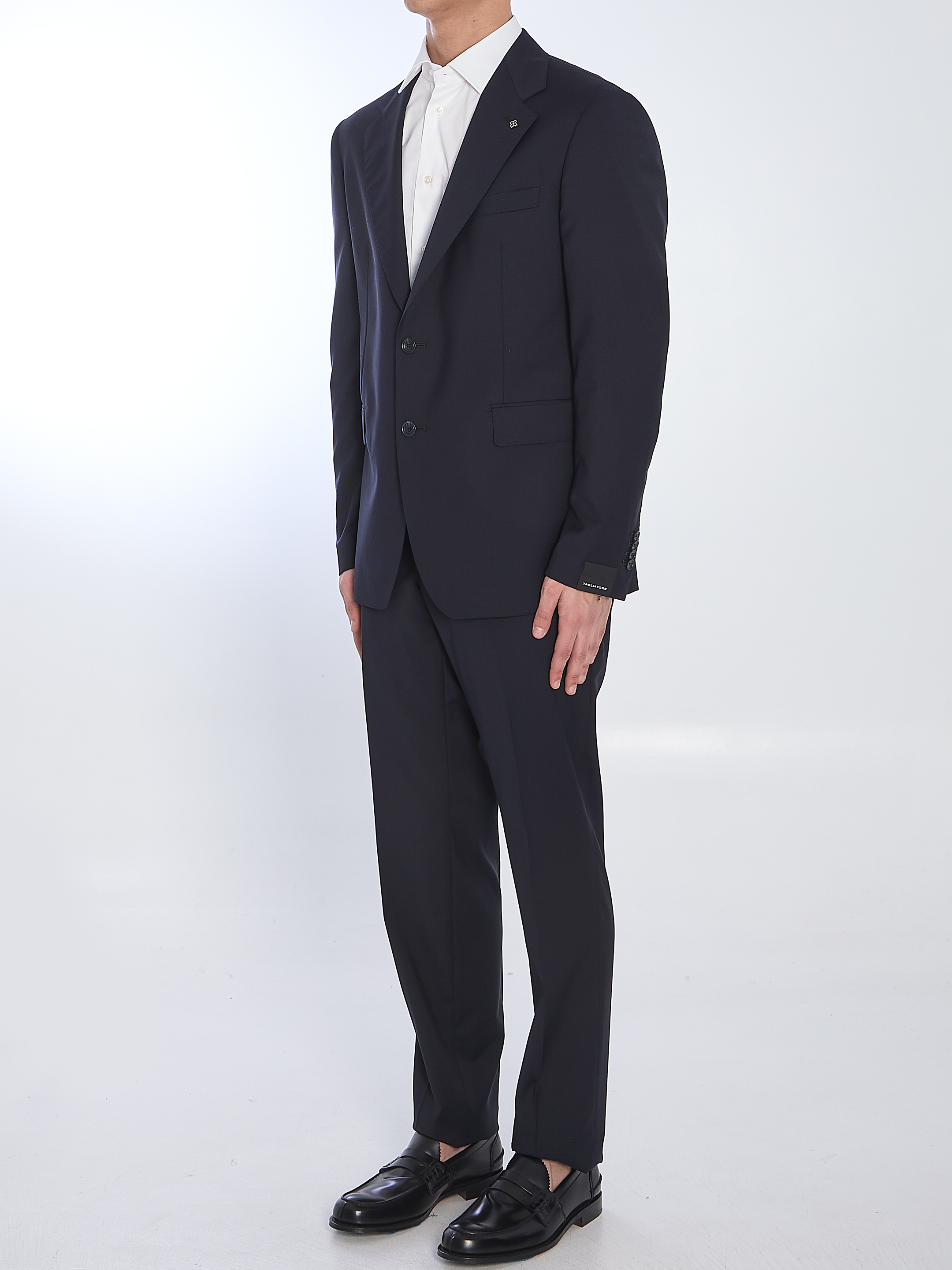 Virgin wool two-piece suit