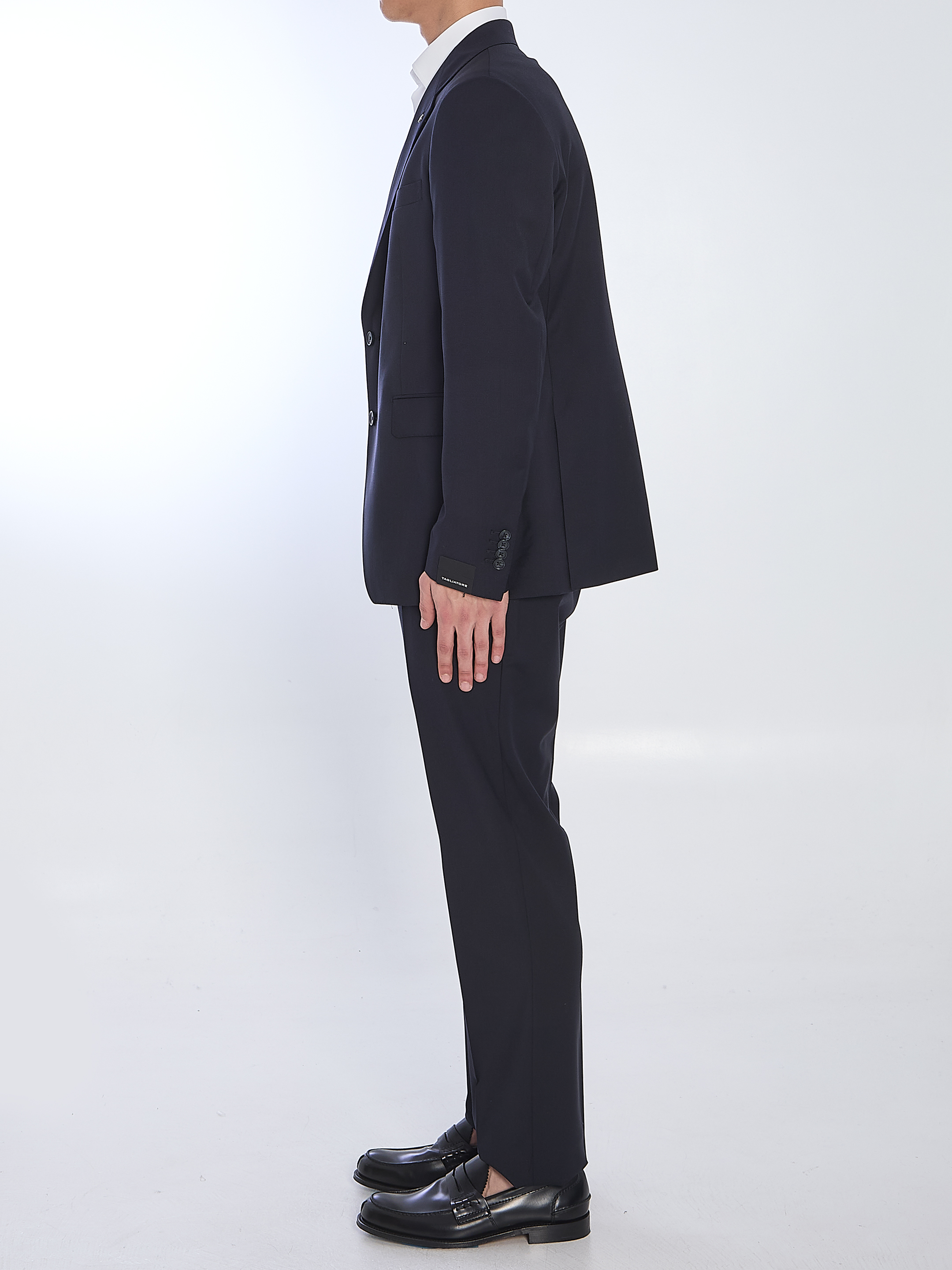 Virgin wool two-piece suit