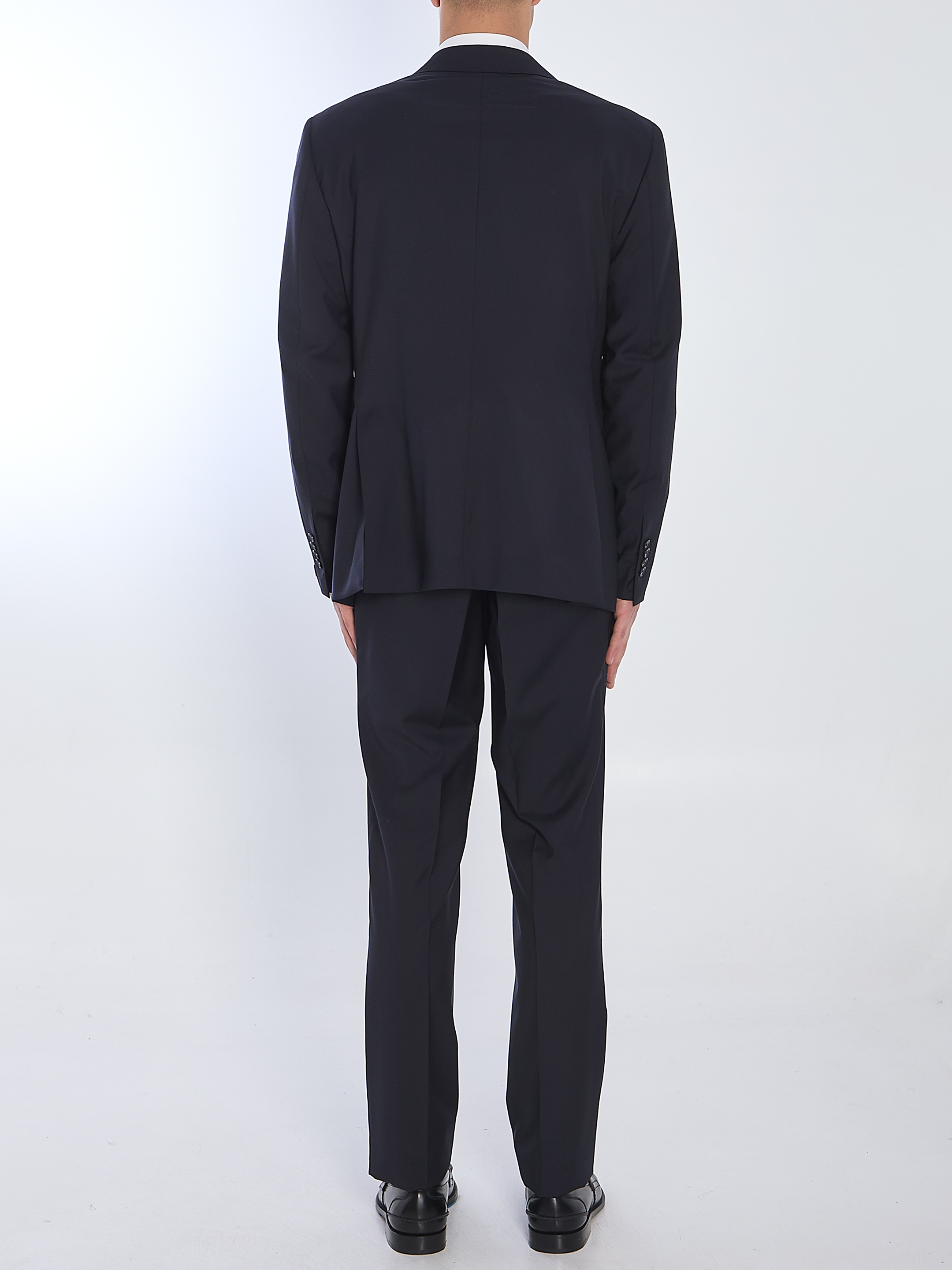 Virgin wool two-piece suit