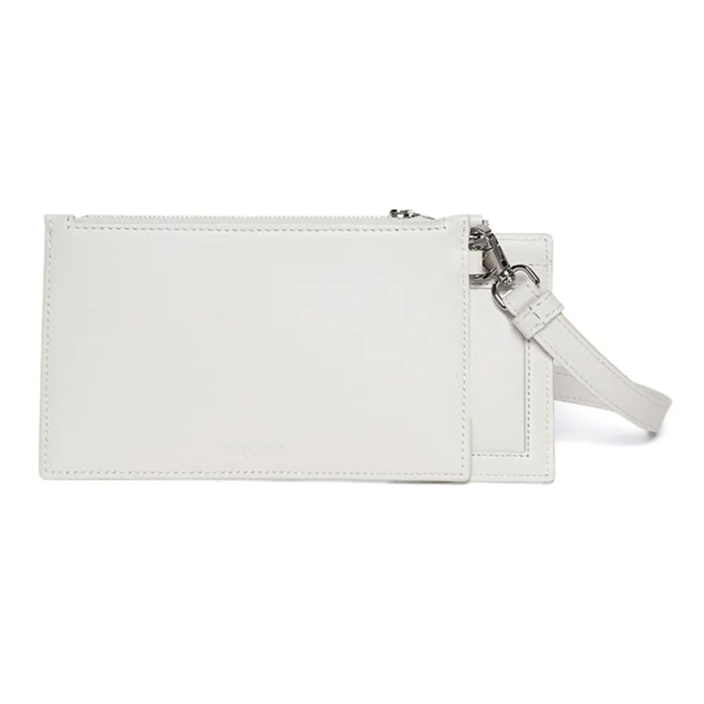 White Leather Wallet hover