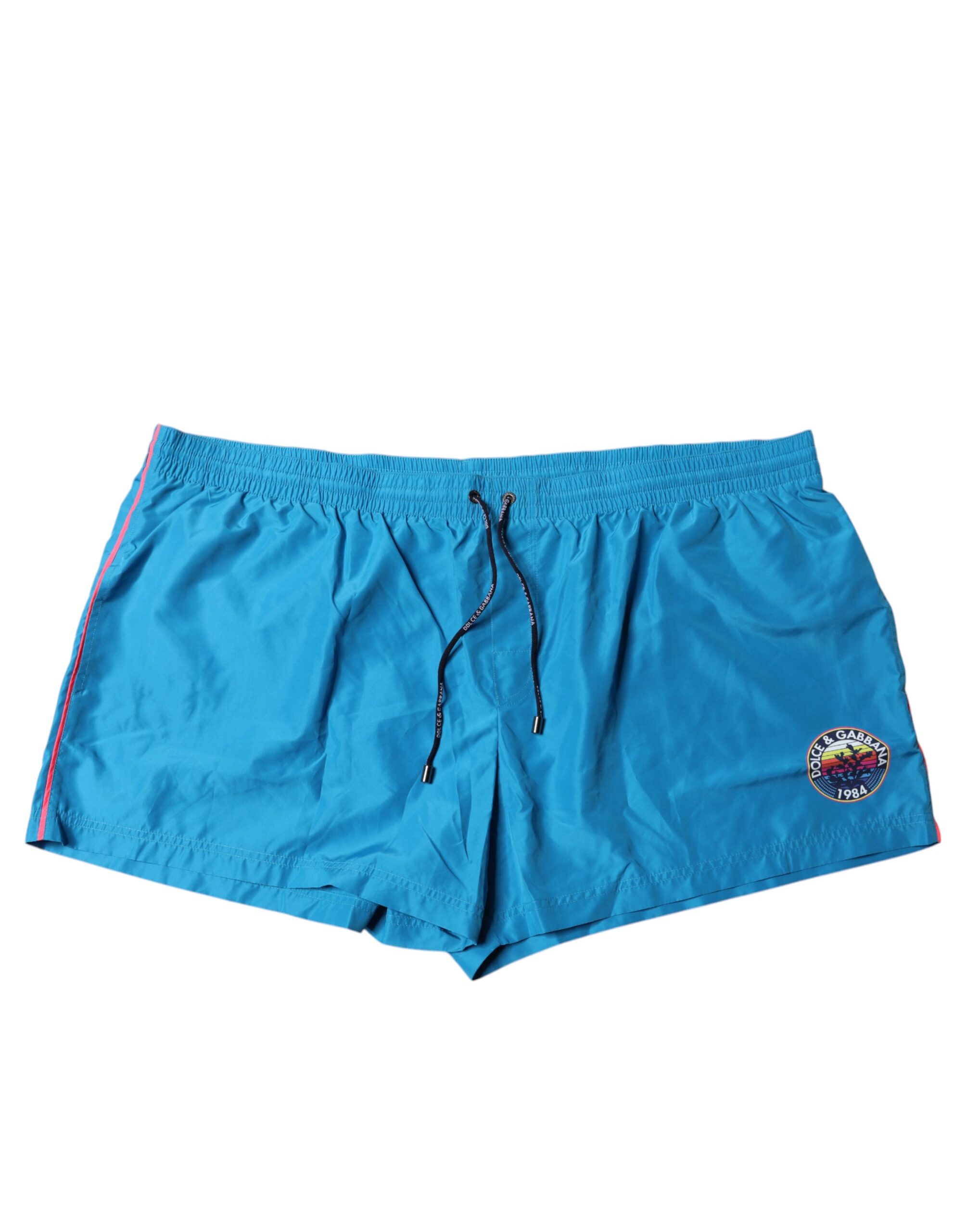 Turquoise Logo Beachwear Shorts 2Pc Swimwear hover