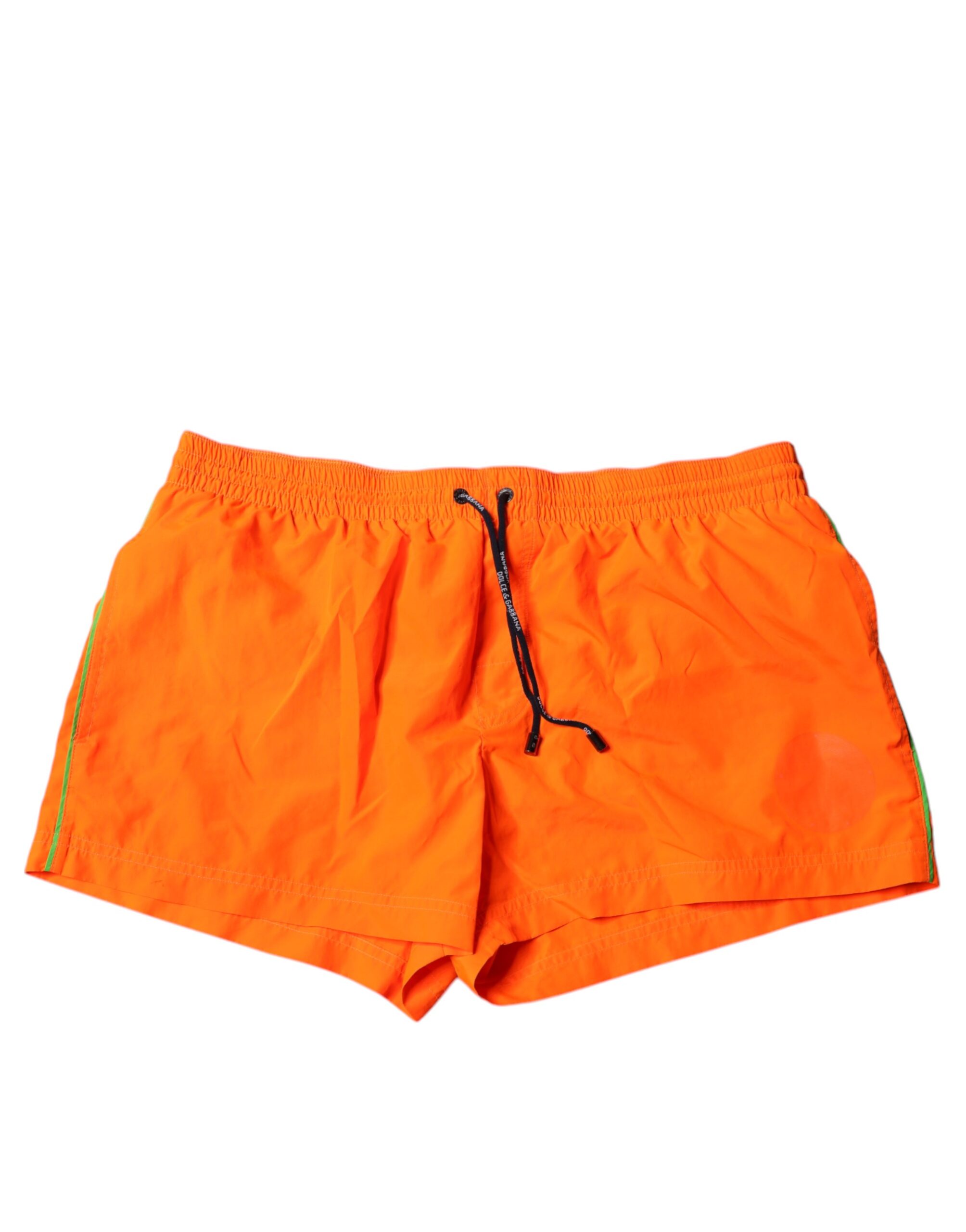 Orange Polyester Beachwear Shorts 2Pc Swimwear hover