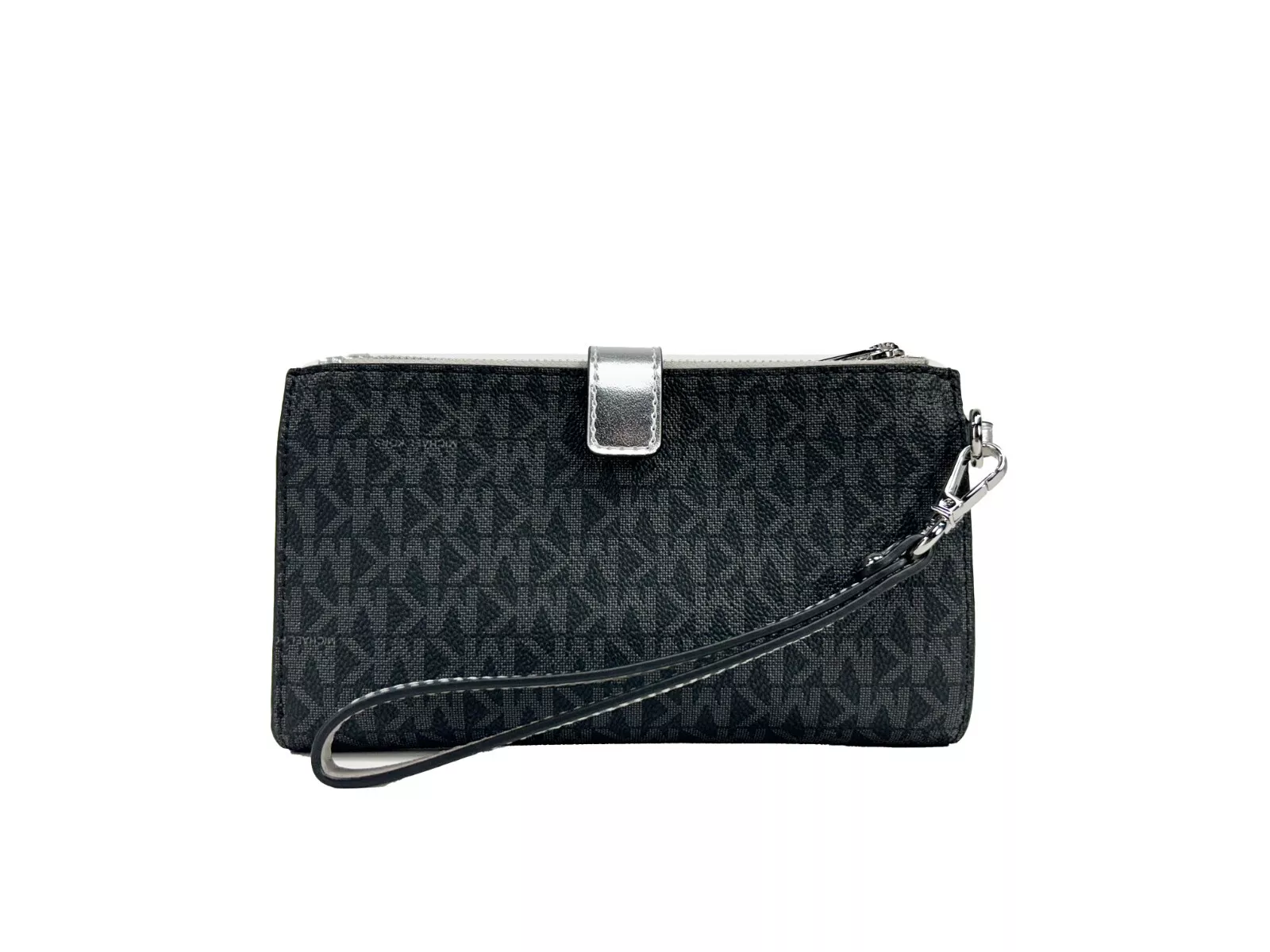 Jet Set Travel Double Zip Wristlet Wallet hover