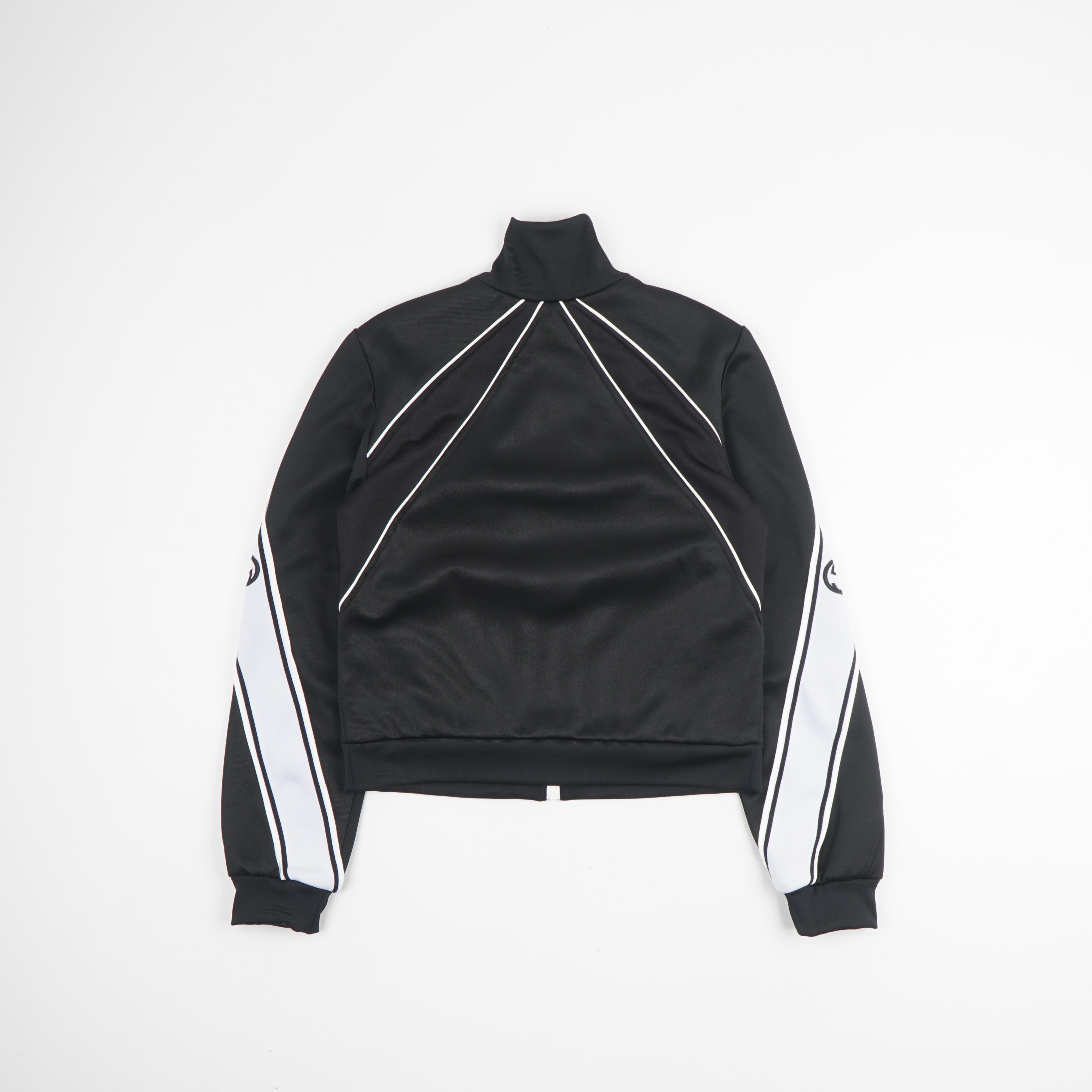 Interlocking G-embroidered Zip-up Sweatshirt In Black