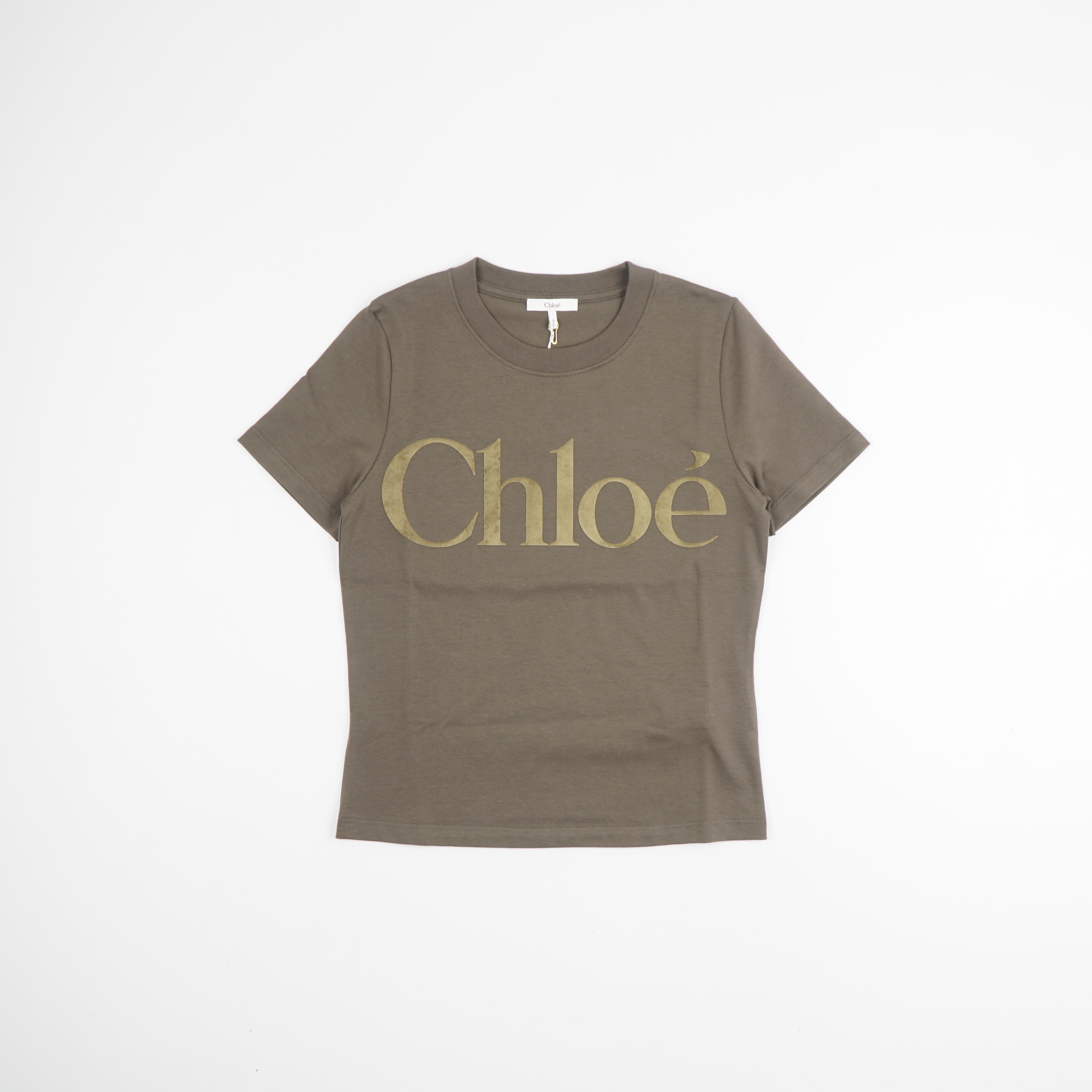 Chloè T-shirts and Polos Green