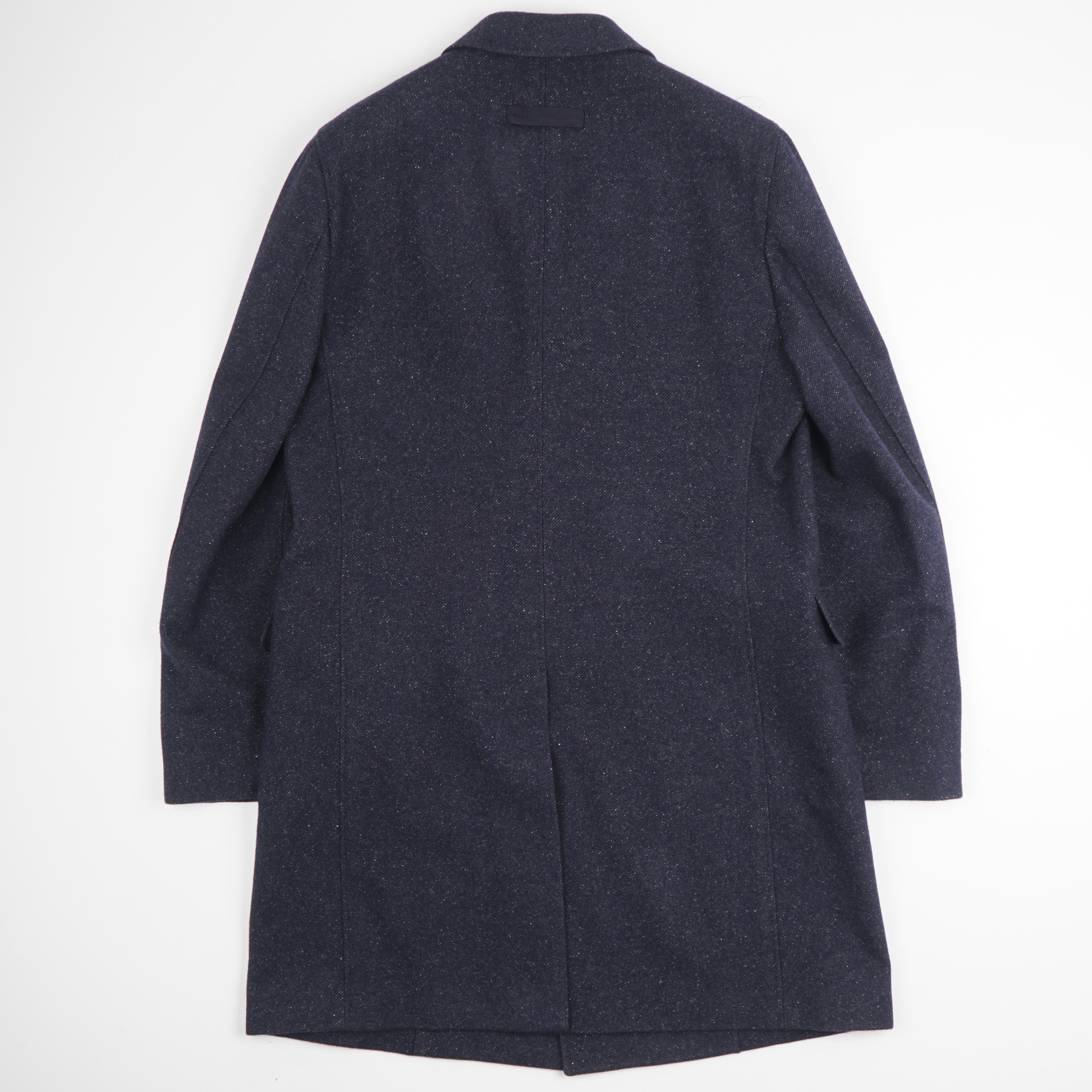 ZEGNA Coats Blue hover