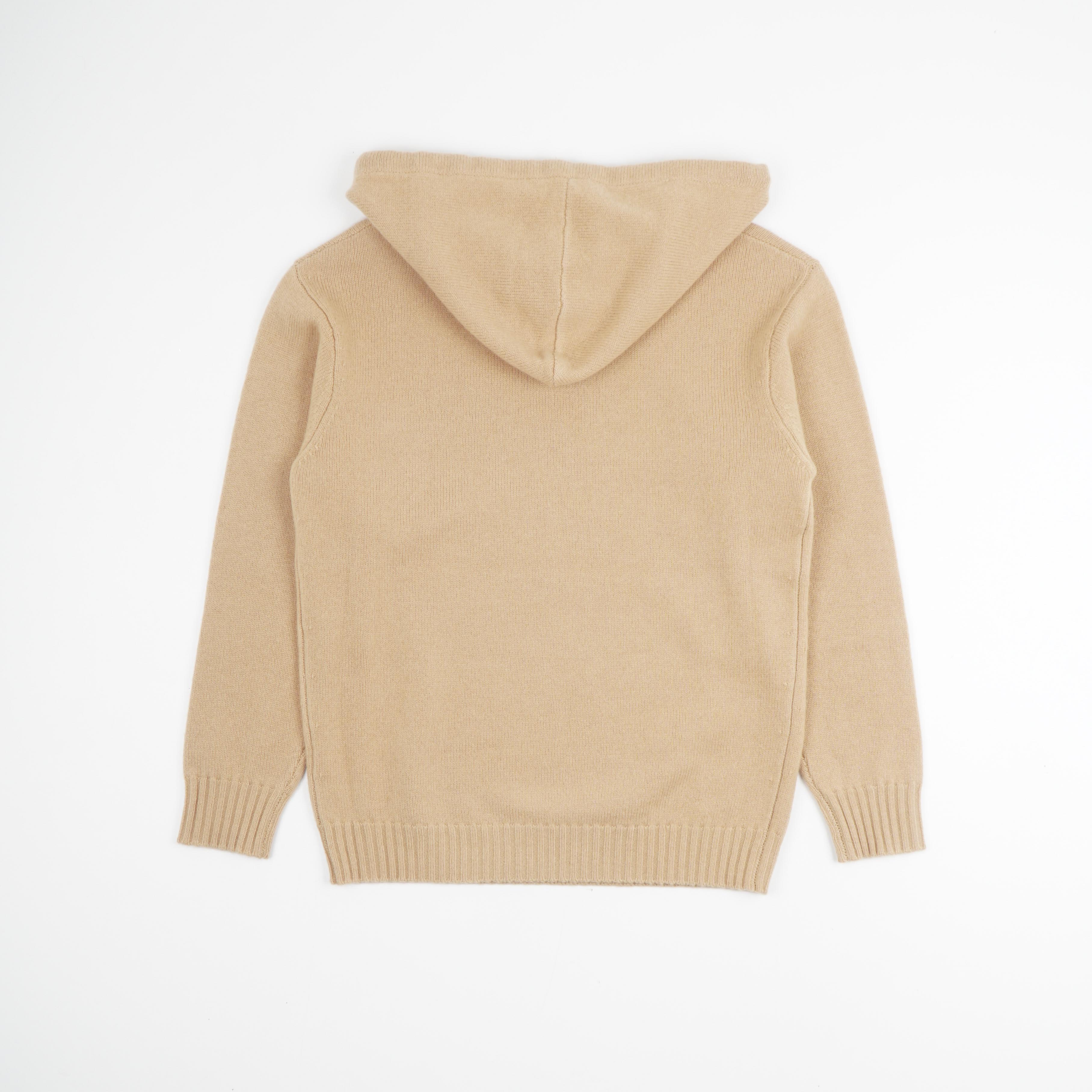 Women's Mock-neck Pullover Knit Top In Beige hover