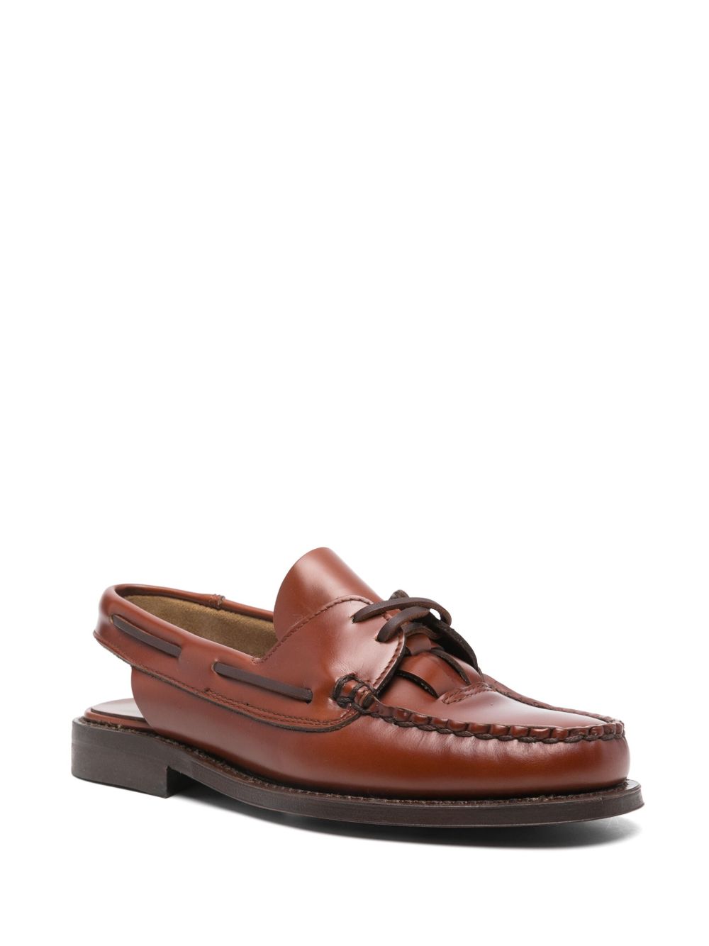 HEREU Flat shoes Leather Brown hover