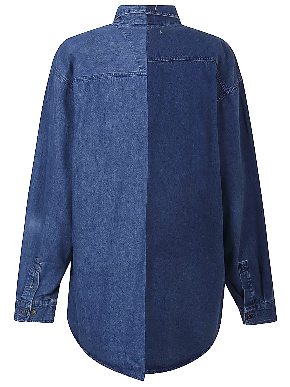E.L.V. DENIM Shirts Blue hover