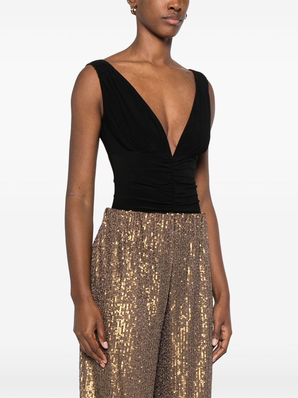 Norma Kamali Top Black hover