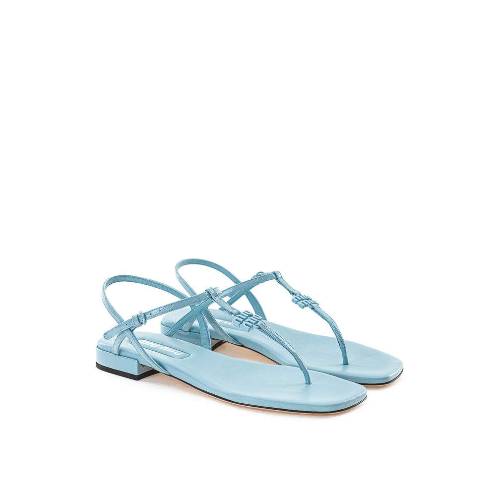 Blue Patent Leather Sandal hover