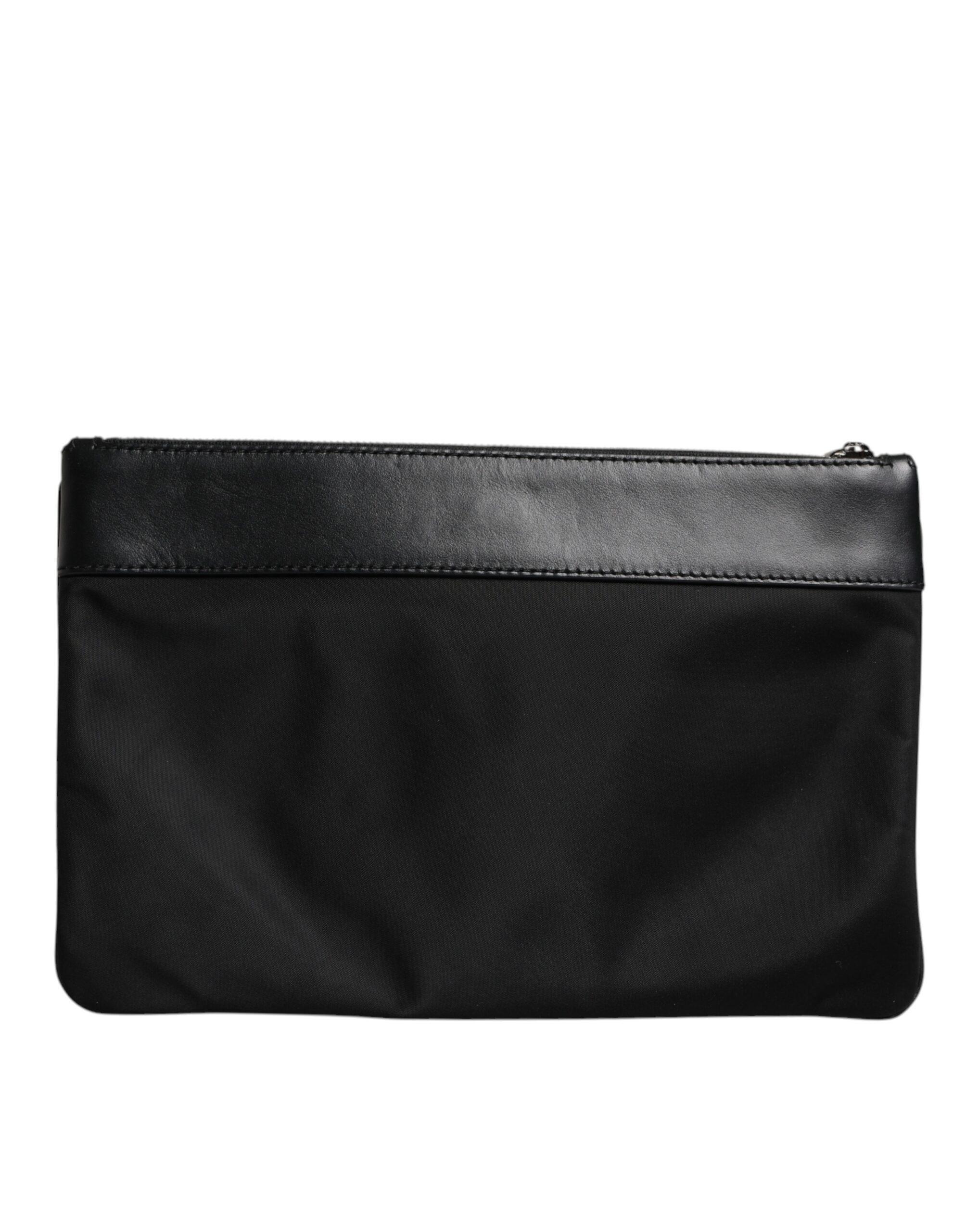 Multicolor Leopard Jacquard Print Logo Plaque Pouch Bag