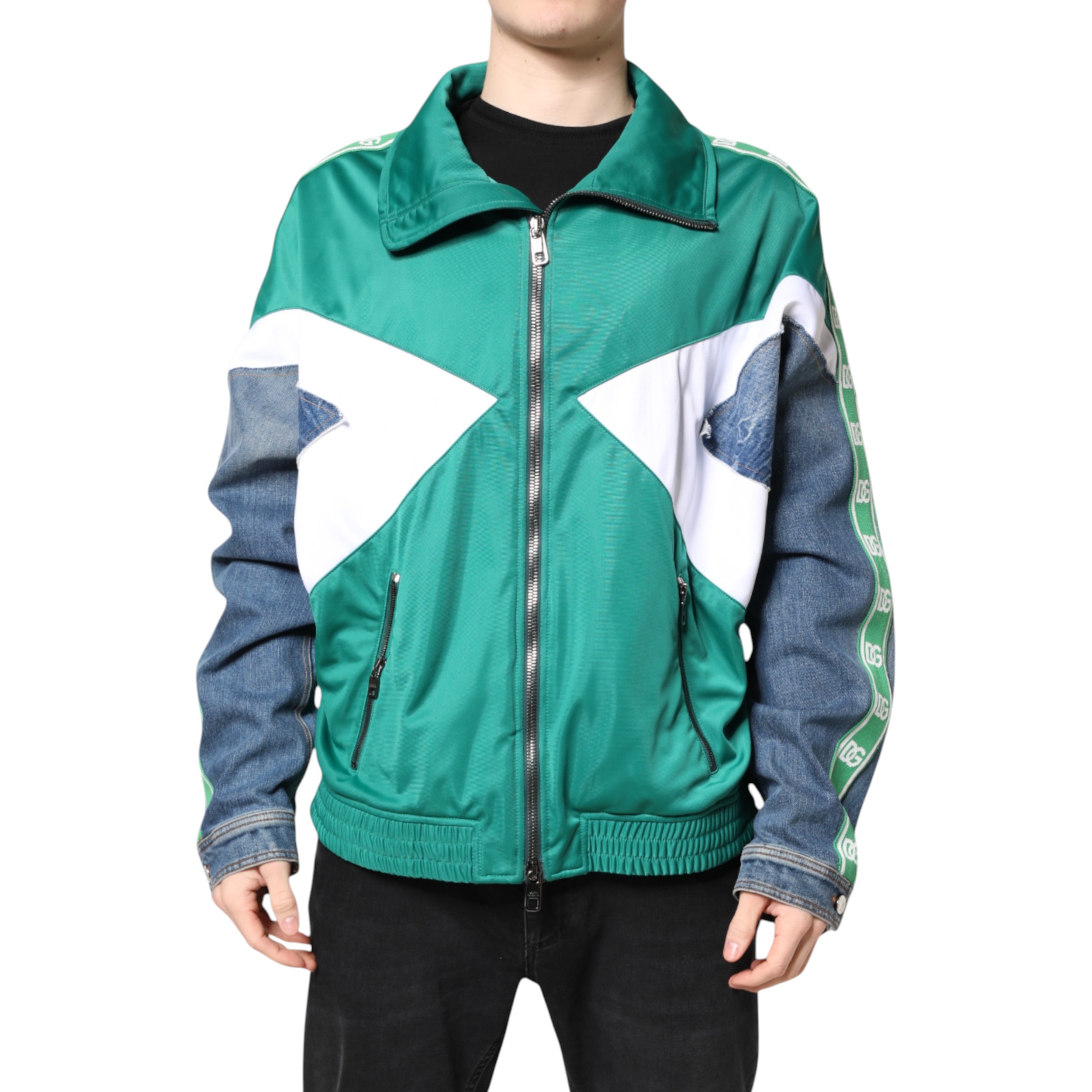 Multicolor Full Zip Windbreaker Jacket hover