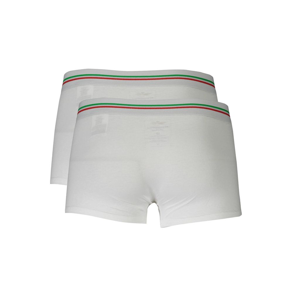 White Cotton Men Boxer hover