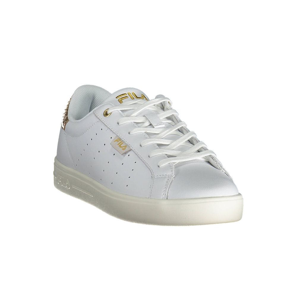 White Leather Women Sneaker hover