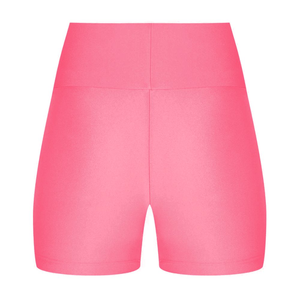 Pink Polyester Short hover
