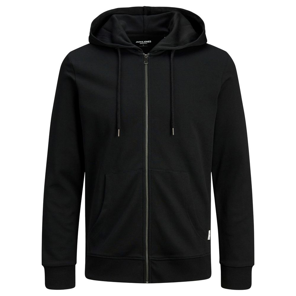Black Cotton Hoodie