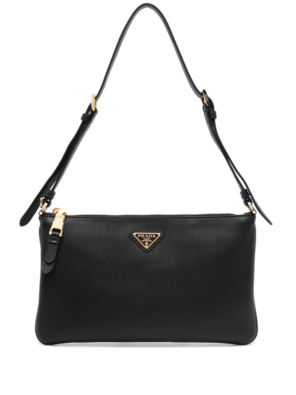 Shoulder bag with logo