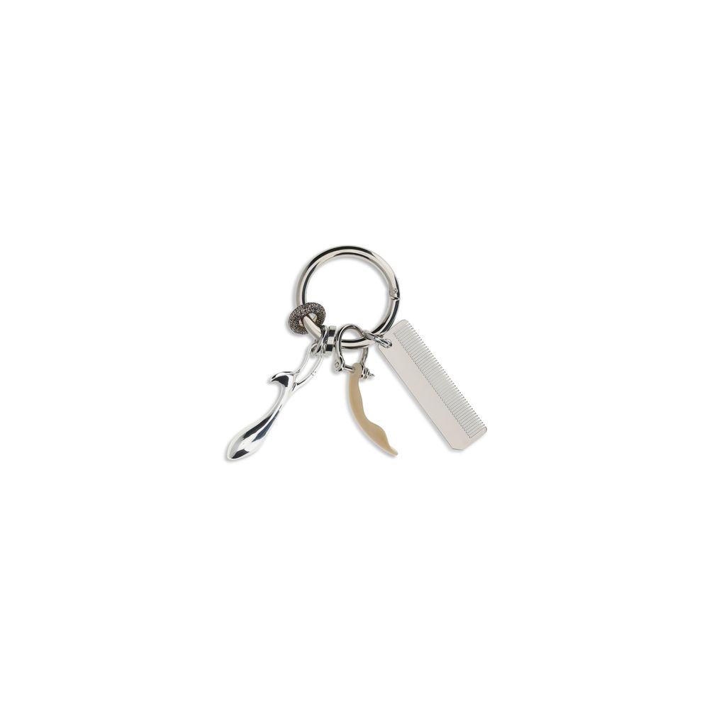 Silver Metal Keychain hover