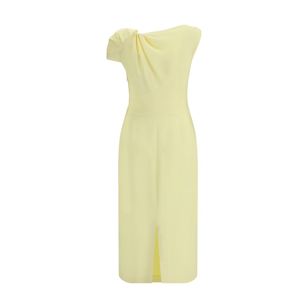 Yellow Viscose Casual Dress hover