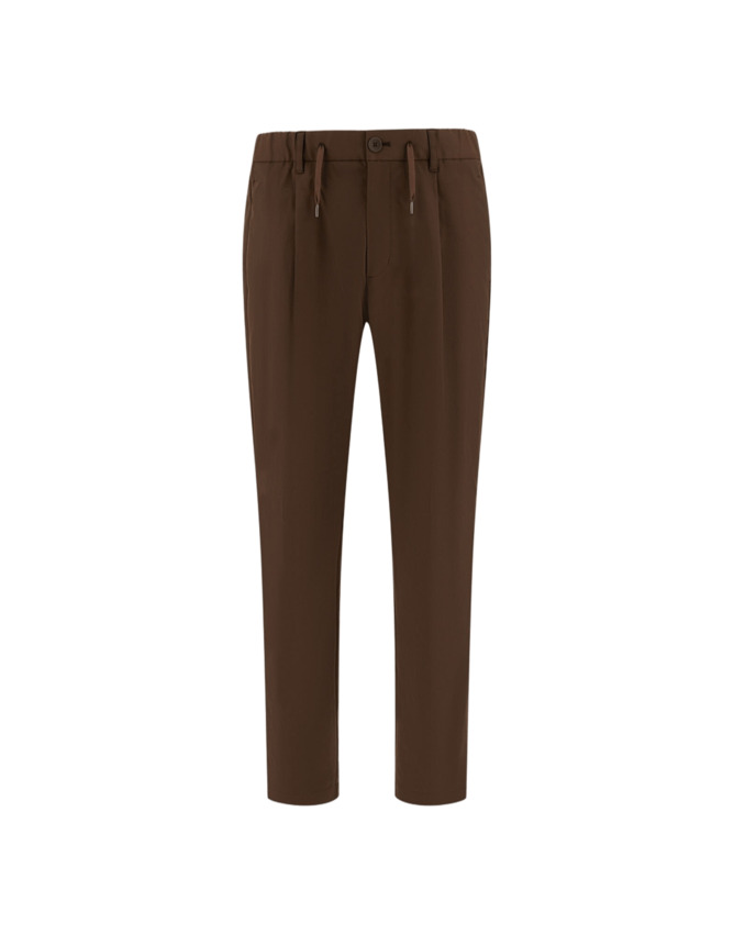 Pants with coulisse and pinces