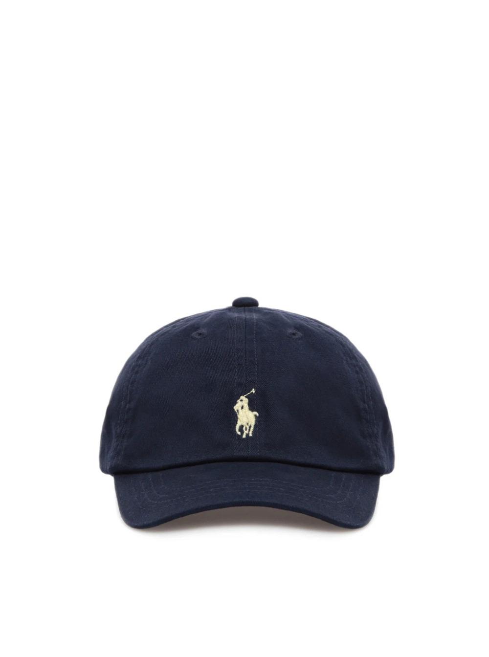 Blue Cotton Hat with Logo