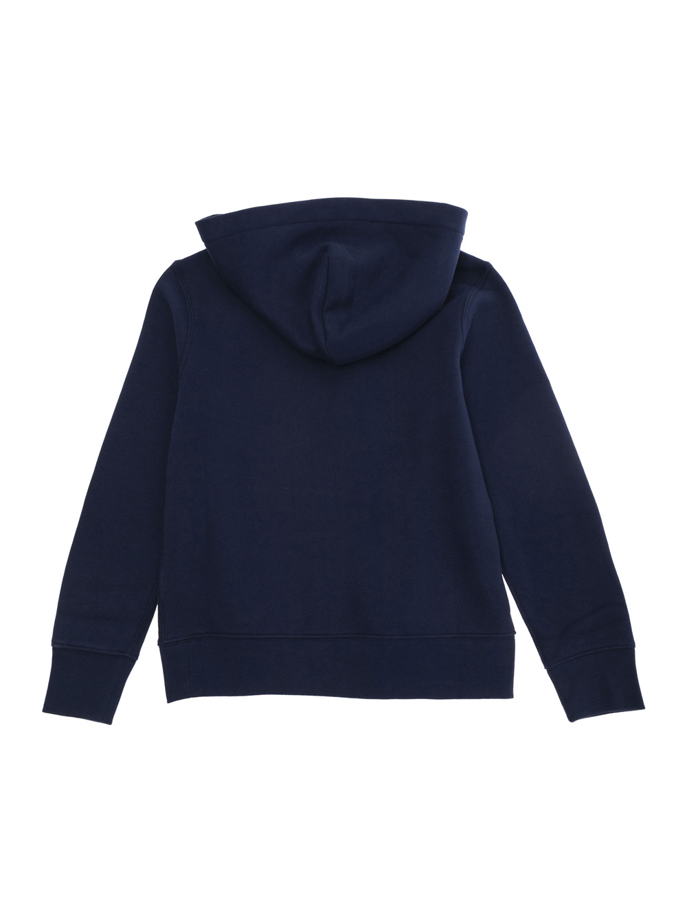 Blue Hoodie with Fixed Hood and Pony Embroidery on the Front in Cotton Blend Boy hover