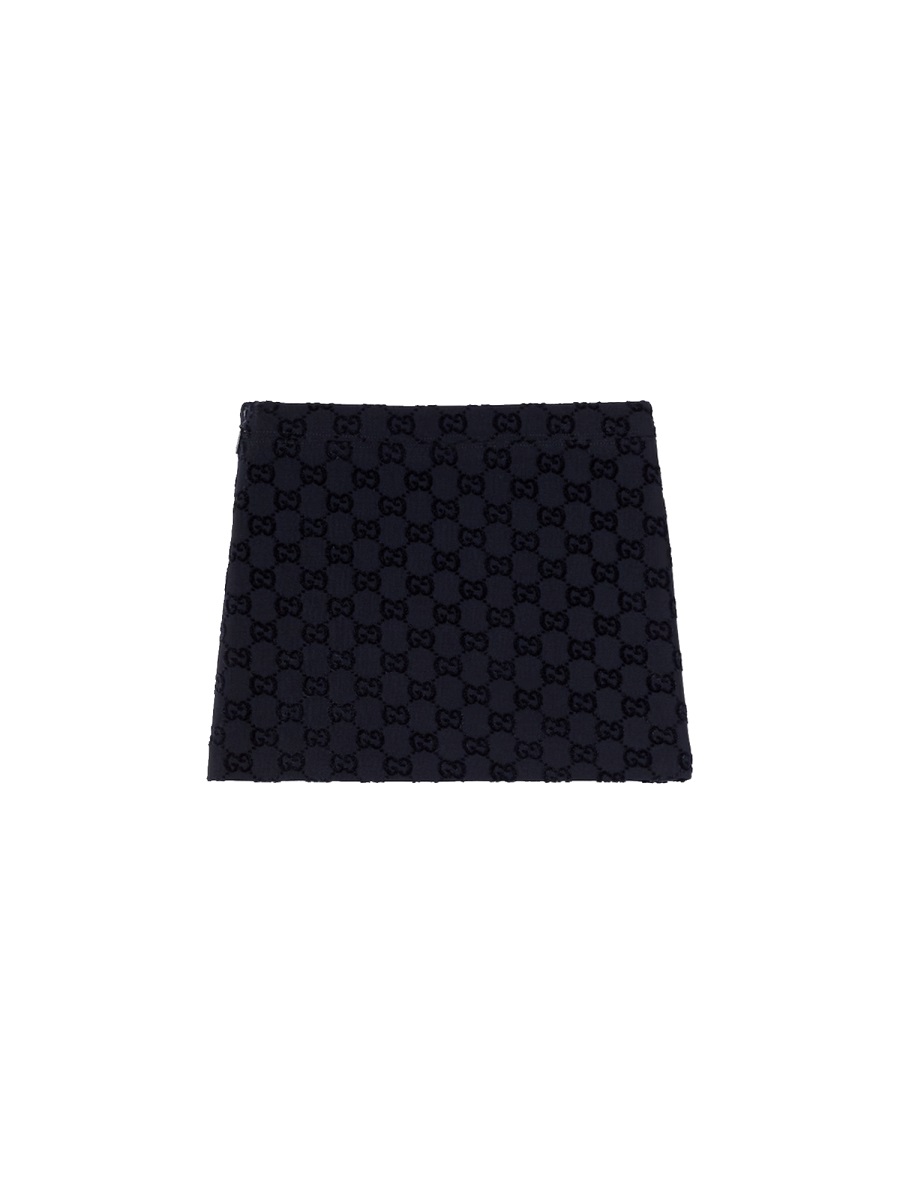 SKIRT WITH EMBROIDERED LOGO